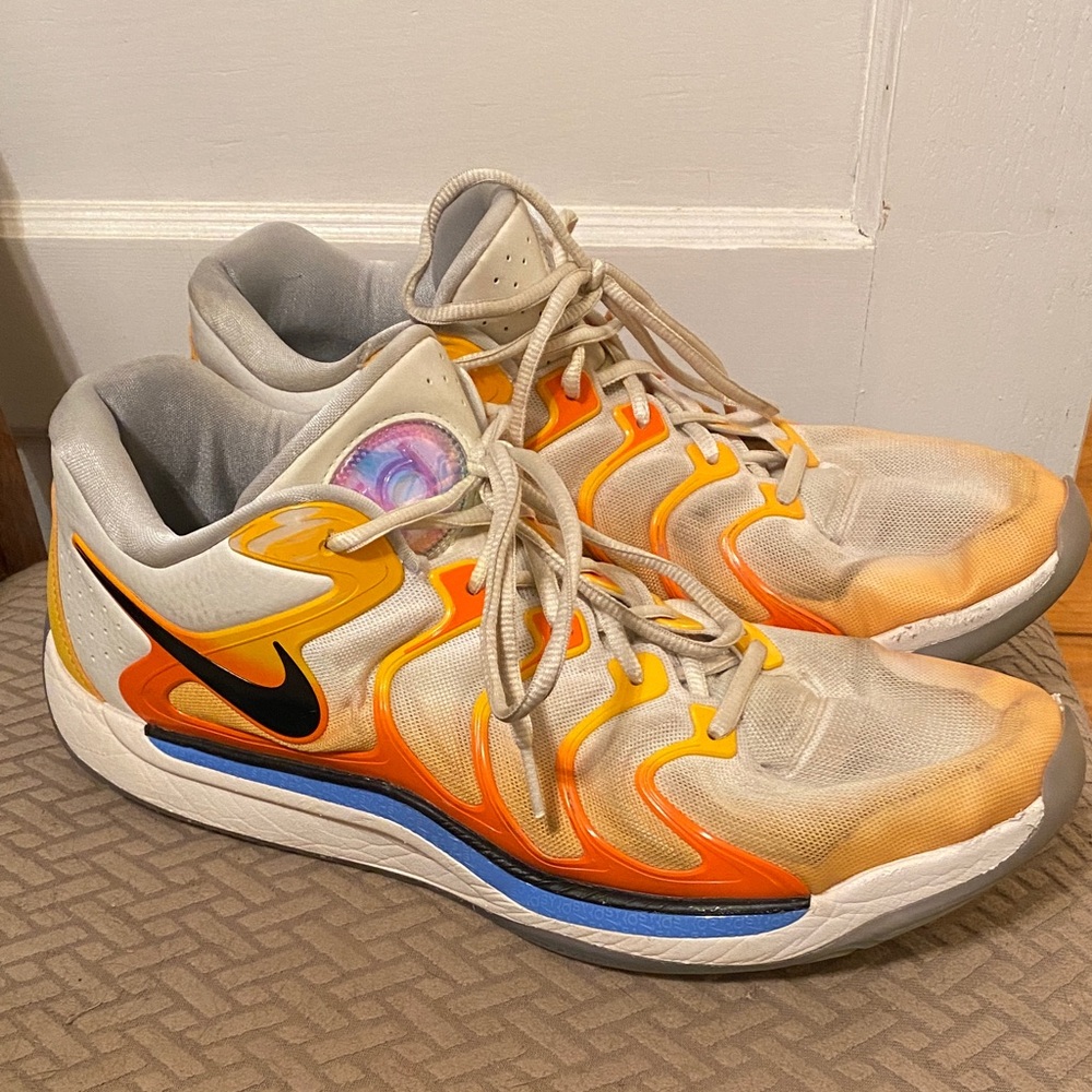 Nike Athletic Shoes - Orange, Blue, Gray
